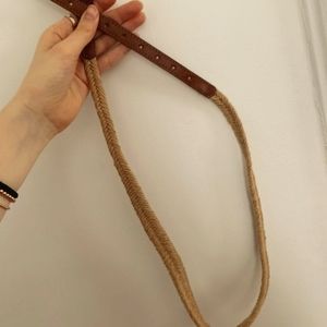 Skinny Jute Belt